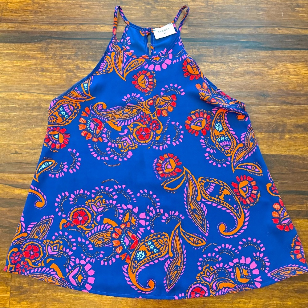 NWOT Anthropologie brand Everly blouse- beautiful colors